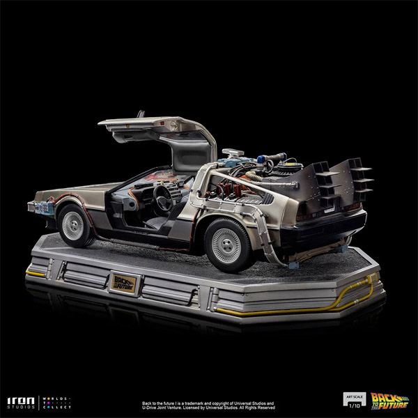 Iron Studios Back to the Future Art Scale 1/10 Scale Collector Edition DeLorean Statue